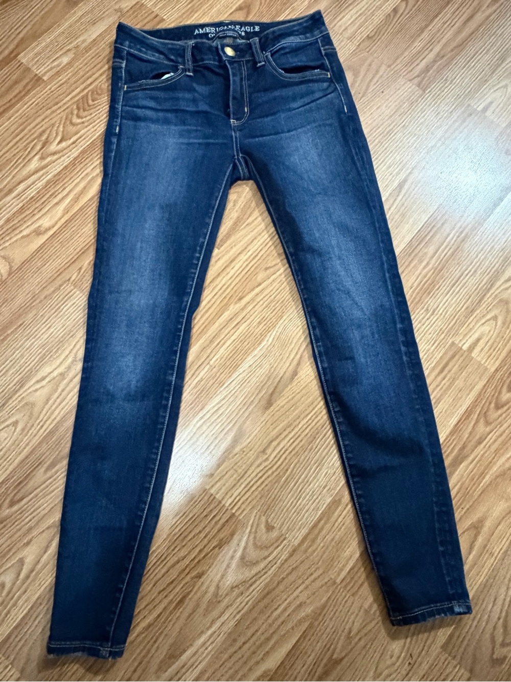 American Eagle Outfitters Dark Indigo Skinny Jeans